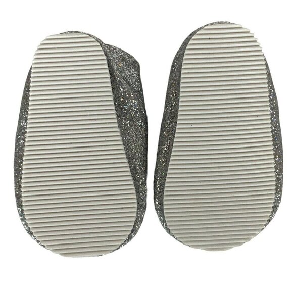 Our Generation Doll Shoe Lot Of 2 Pair Pink Plastic Clogs Silver Sparkly Flats - Picture 8 of 16